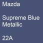 Preview: Mazda, Supreme Blue Metallic, 22A.